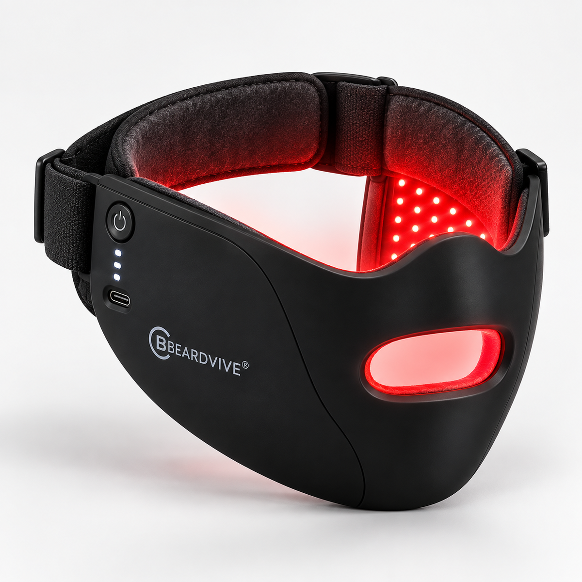 BEARDVIVE LED and massage beard care mask product hero